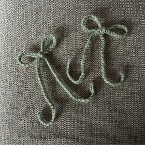 Handmade crochet hair bows